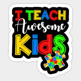 Autism Awareness Special ED Teacher Sticker